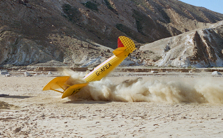 Stearman model crashes into camera mirror